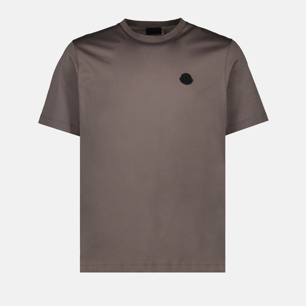 T-shirts T-shirt à logo Moncler Gris Homme