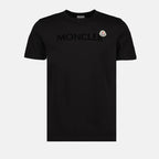 T-shirts T-shirt à logos Moncler Noir Homme