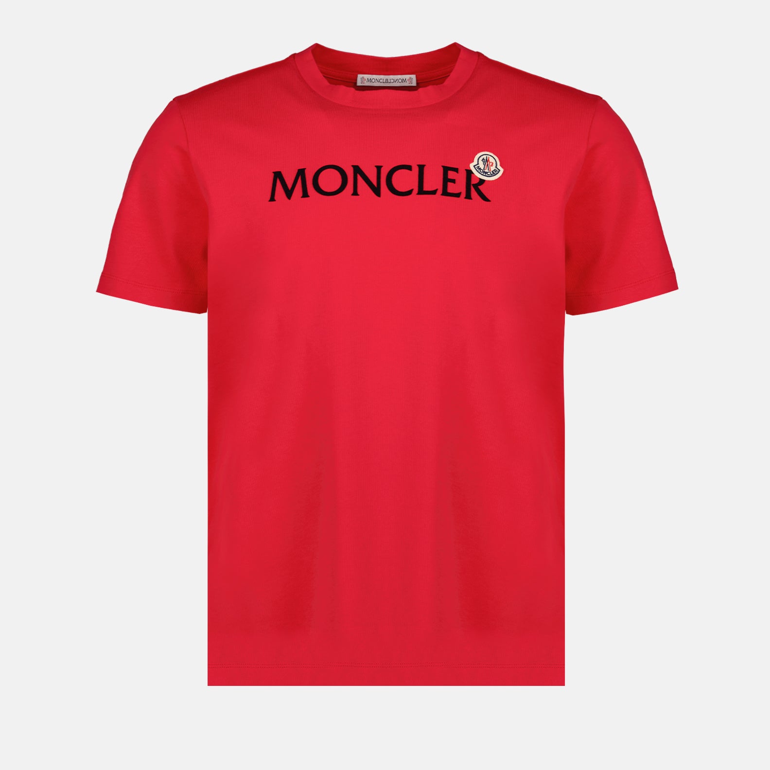 T-shirts T-shirt à logos Moncler Rouge Homme