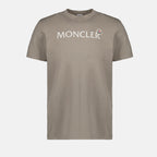 T-shirts T-shirt à logos Moncler Marron Homme