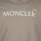 T-shirts T-shirt à logos Moncler Marron Homme