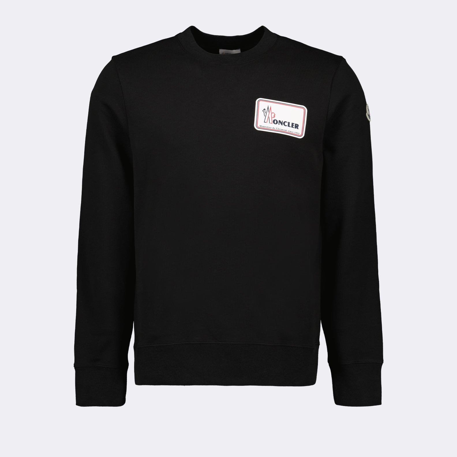 Sweatshirts Sweatshirt à logos Moncler Noir Homme