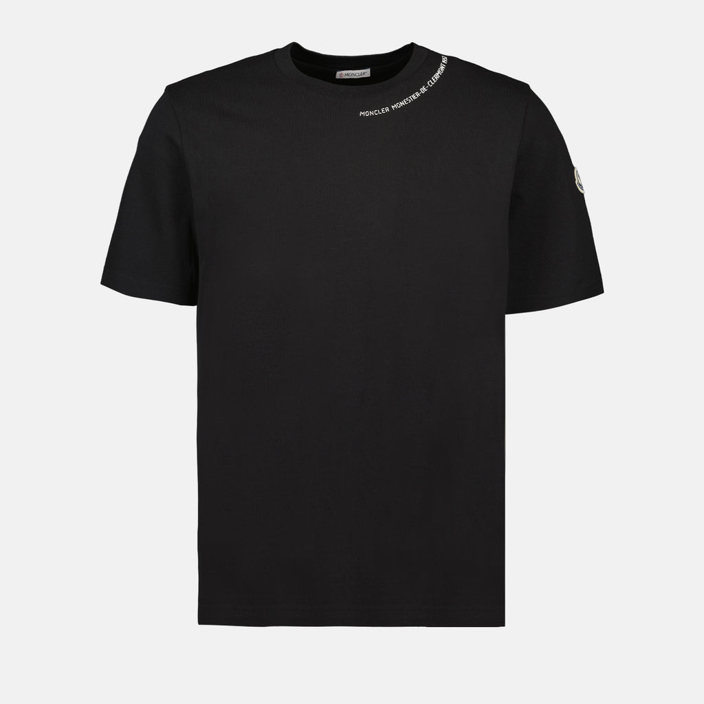 T-Shirts T-shirt à logo Moncler Schwarz Homme