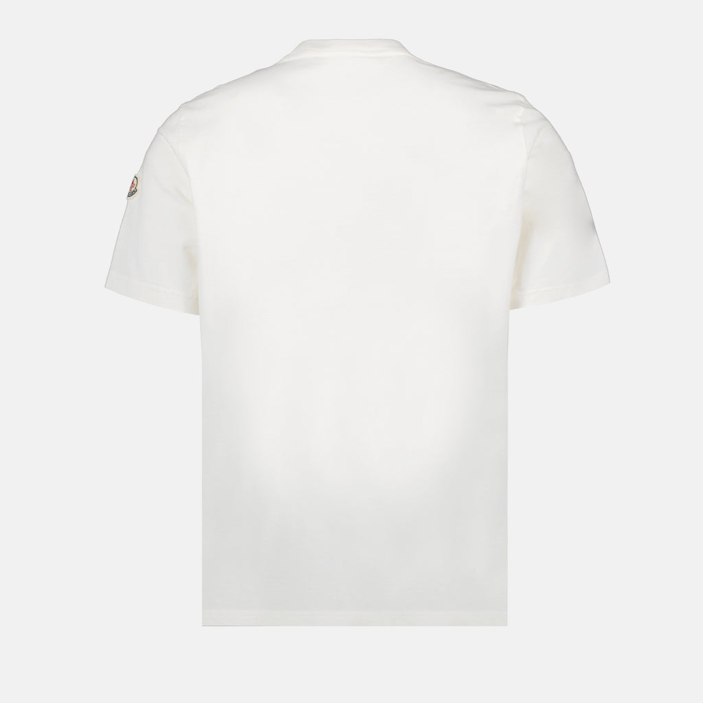 T-Shirts T-shirt à logo Moncler Weiß Homme
