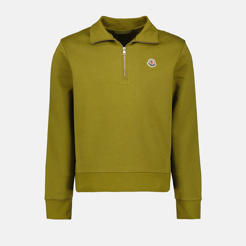 Sudaderas Sweatshirt à zip Moncler Caqui Homme