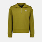 Sudaderas Sweatshirt à zip Moncler Caqui Homme
