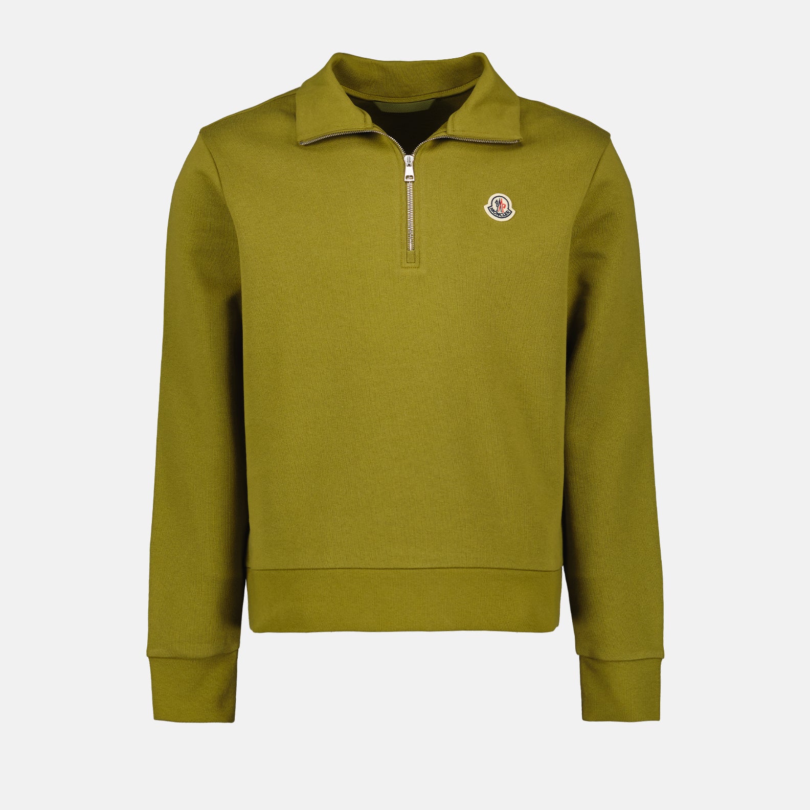 Sweatshirts Sweatshirt à zip Moncler Kaki Homme