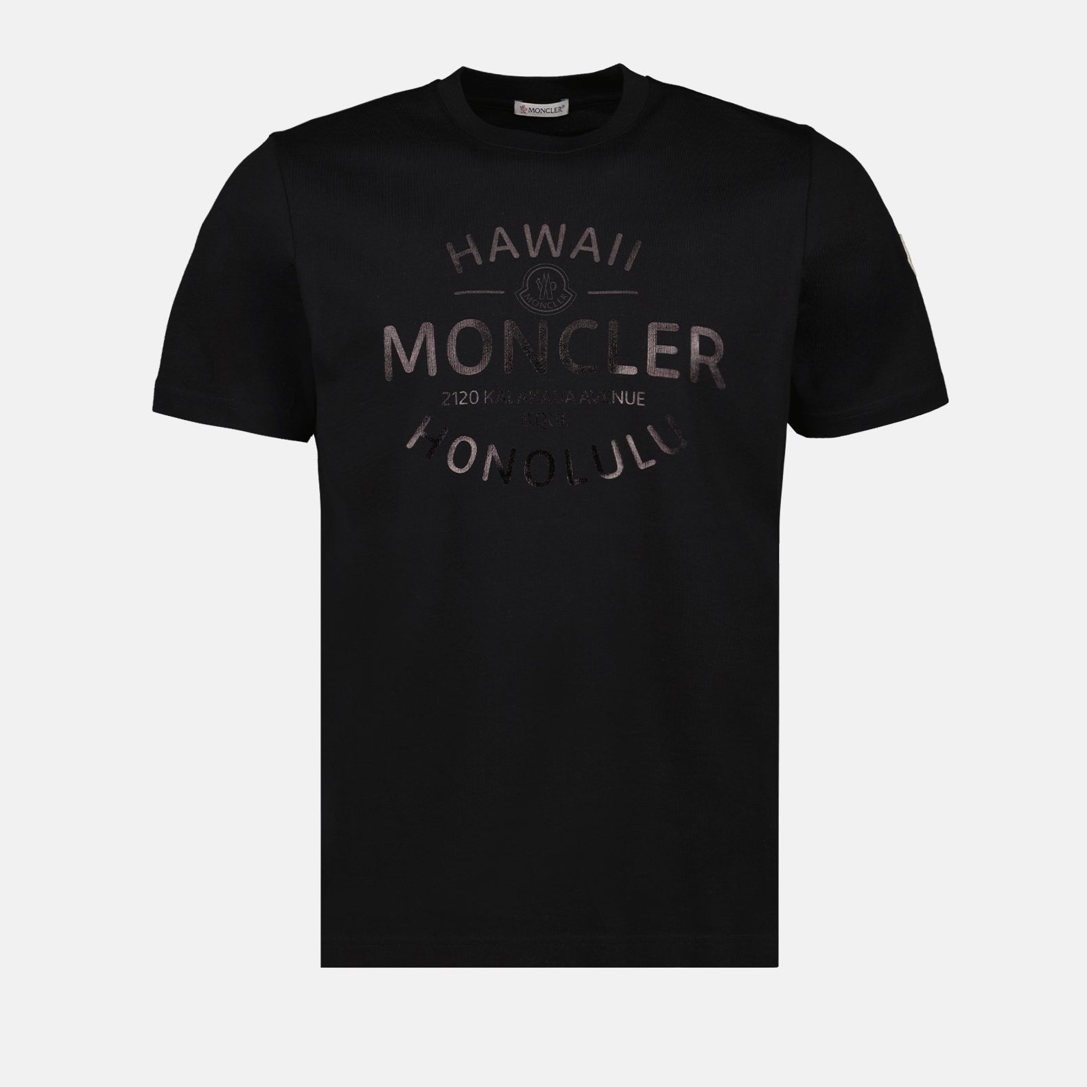 T-shirts T-shirt à logo imprimé Moncler Noir Homme