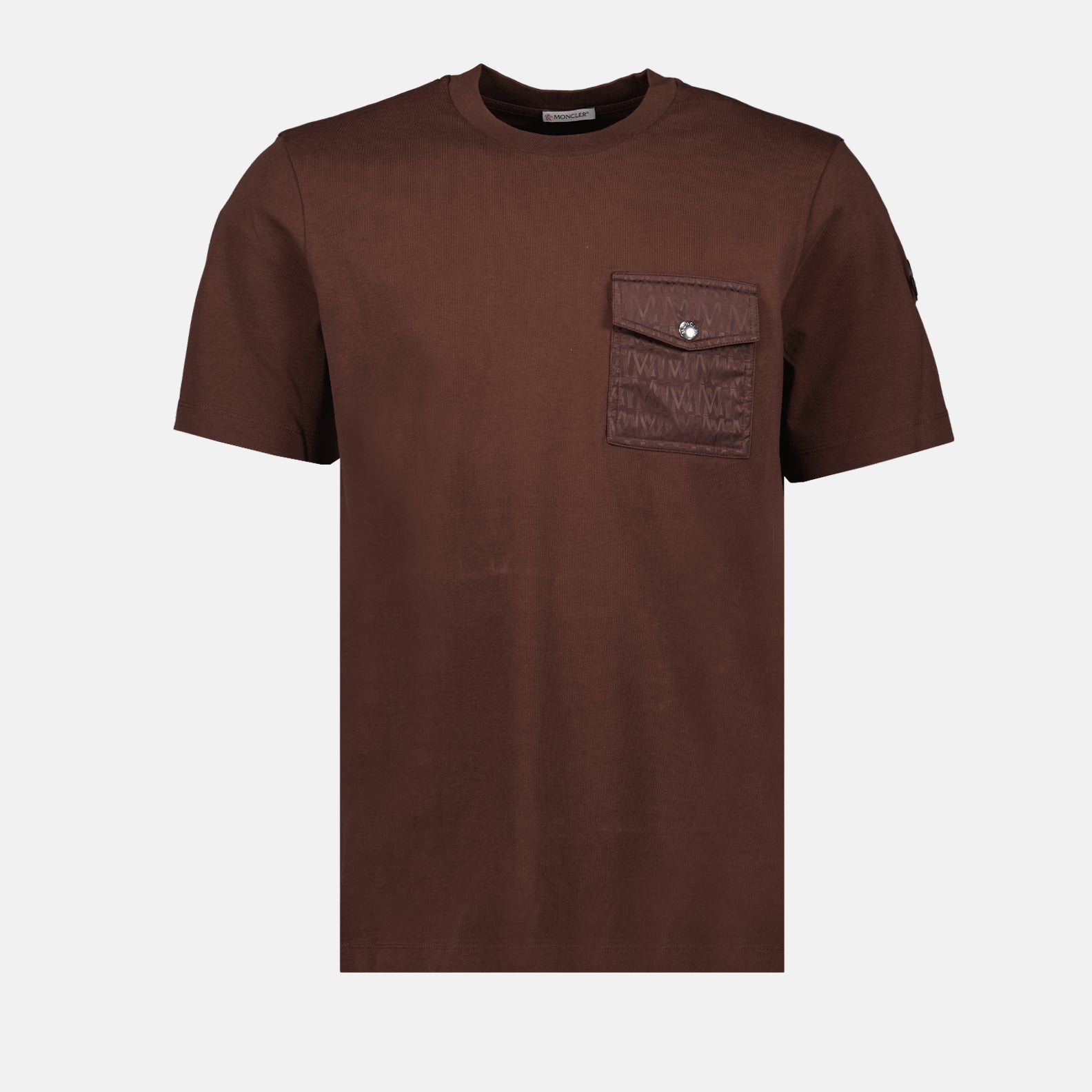 T-shirts T-shirt à poche Moncler Marron Homme