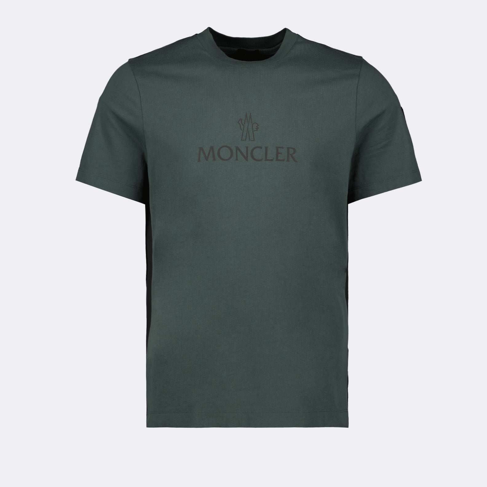 T-shirts T-shirt à logos Moncler Vert Homme
