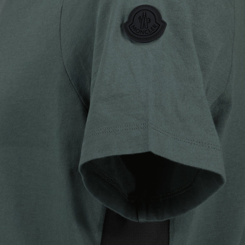 T-shirts T-shirt à logos Moncler Vert Homme