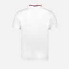 Polos Polo com Borda Moncler Branco Homme
