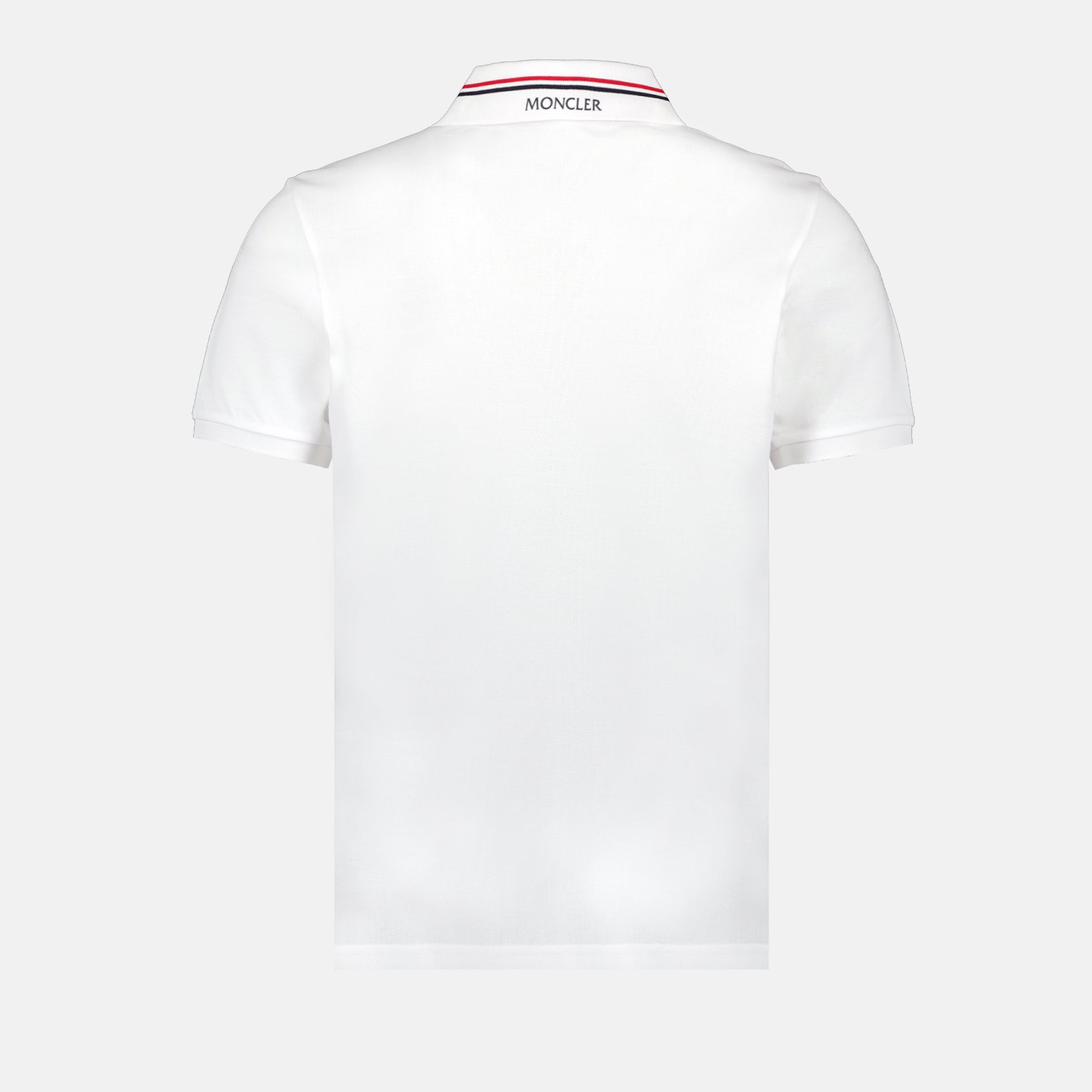 Polos Polo con Ribete Moncler Blanco Homme