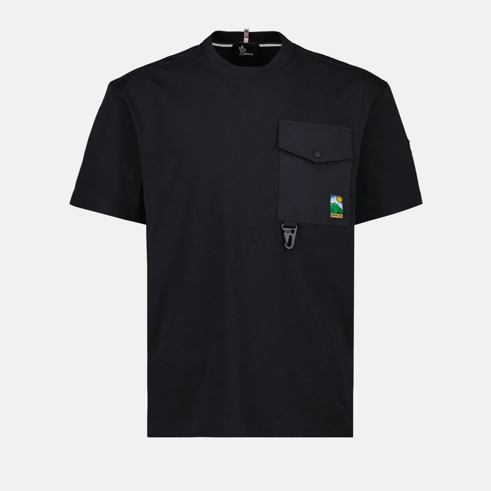 T-shirts T-shirt à poche Moncler Grenoble Noir Homme