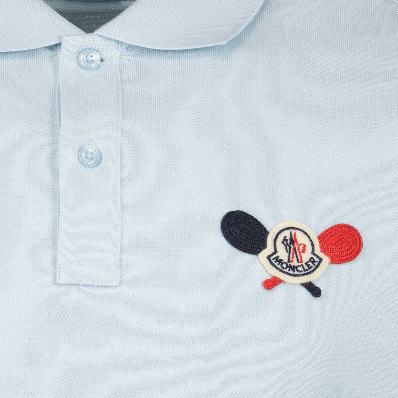 Polos Polo à logo raquettes Moncler Azul Homme