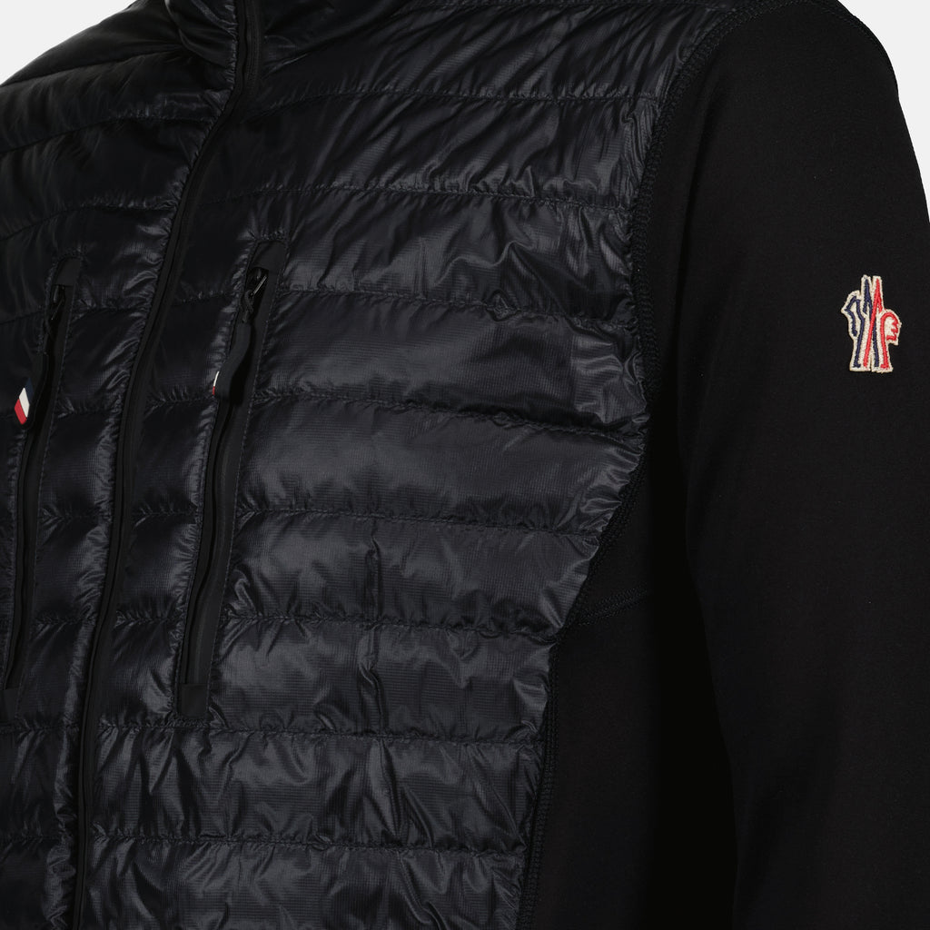 Vestes Veste bi-matière Moncler Grenoble Noir Homme