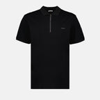 Polos Polo à zip Moncler Preto Homme