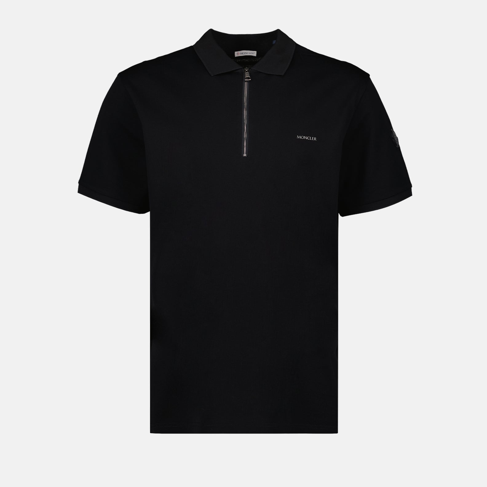 Polos Polo à zip Moncler Negro Homme