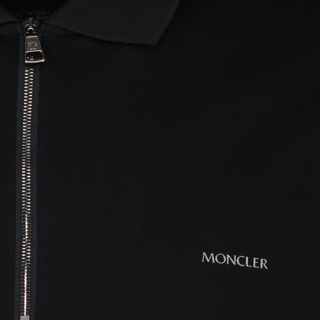 Polos Polo à zip Moncler Preto Homme