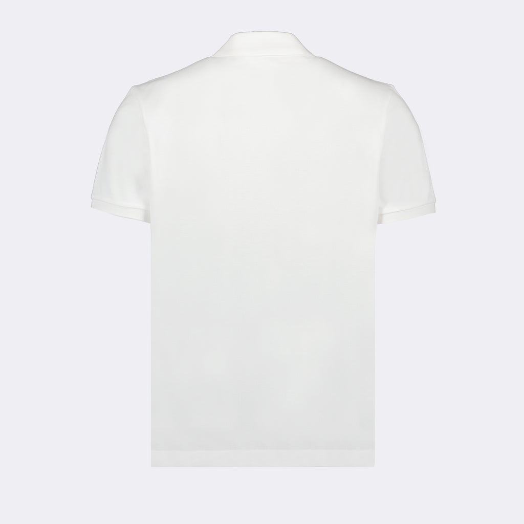Polos Polo à logo M Moncler Branco Homme