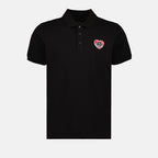 Polos Polo à logo coeur Moncler Preto Homme