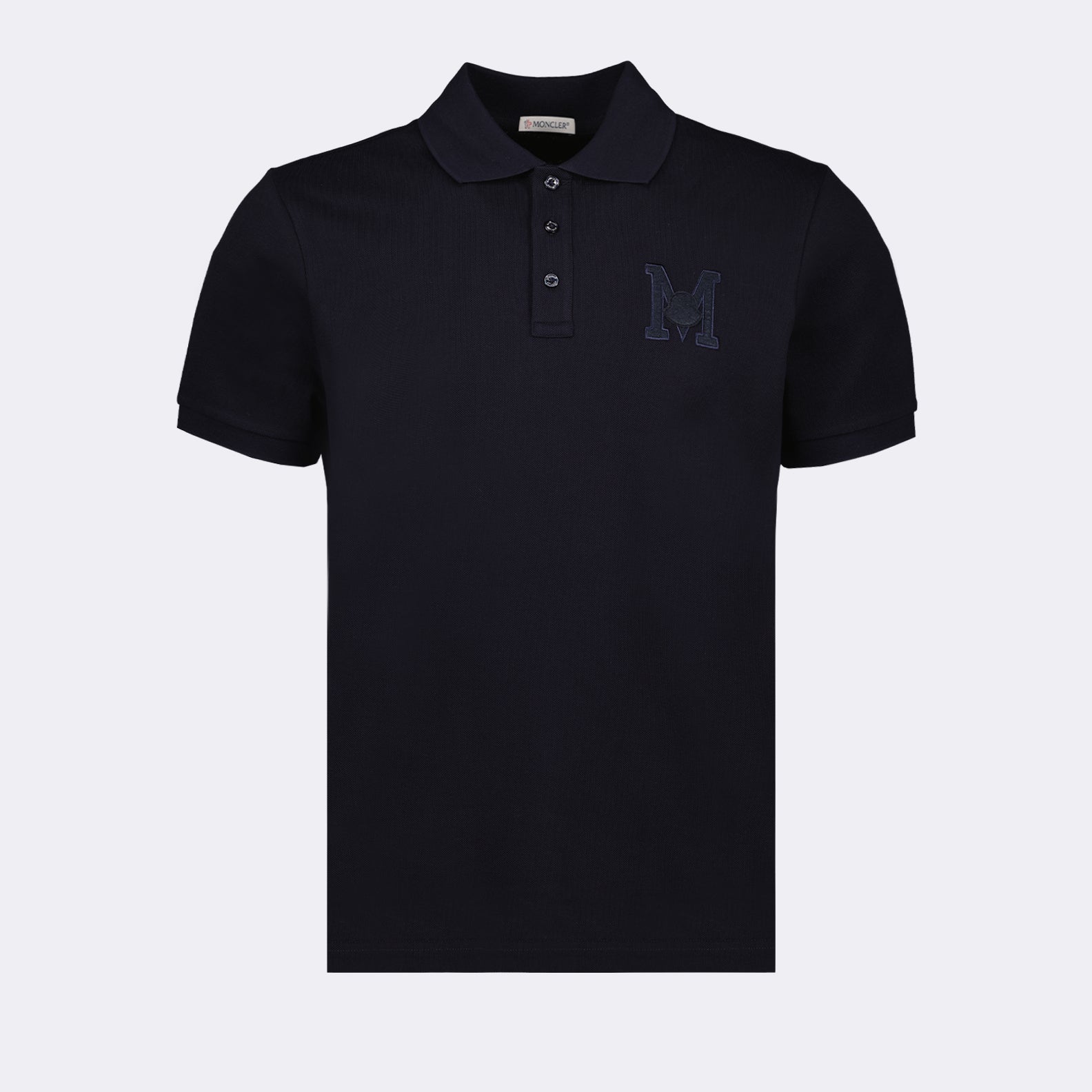 Polos Polo à logo M Moncler Azul Homme