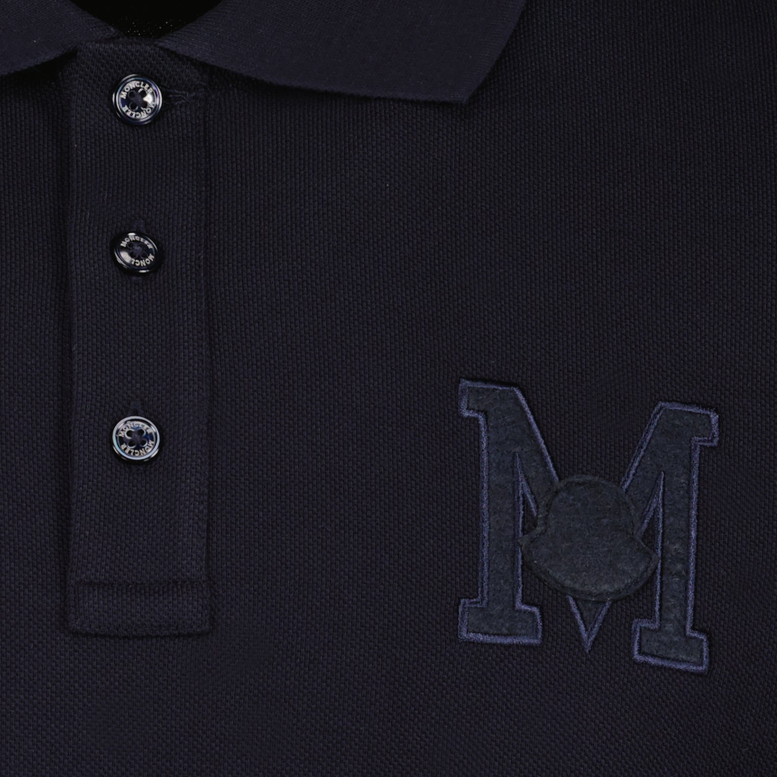 Polos Polo à logo M Moncler Azul Homme