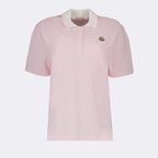 Polo shirts Logo polo shirt Moncler Pink Women