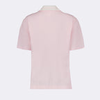Polo shirts Logo polo shirt Moncler Pink Women