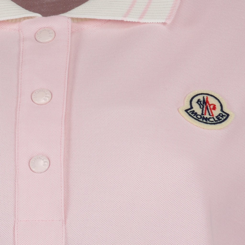 Polo shirts Logo polo shirt Moncler Pink Women
