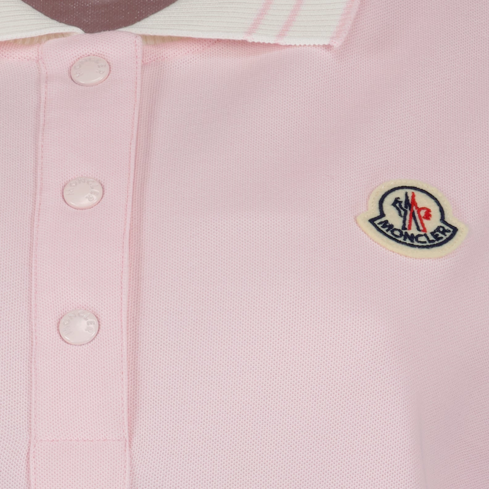 Polos Polo à logo Moncler Rosa Femme