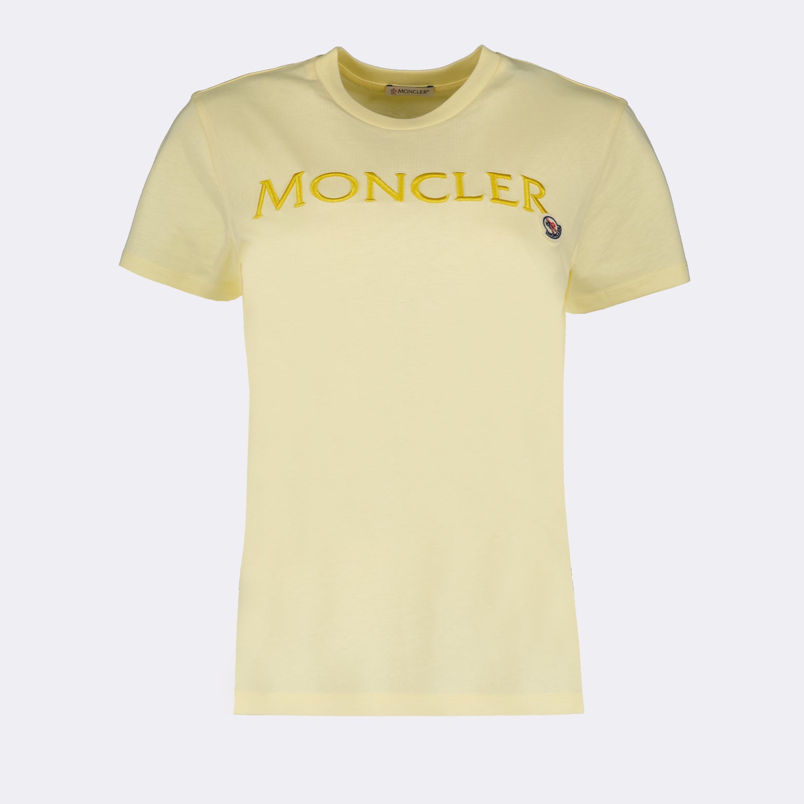 T-shirts T-shirt à logos Moncler Jaune Femme