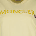 T-shirts T-shirt à logos Moncler Jaune Femme