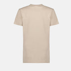 T-shirts T-shirt à logos Moncler Beige Femme
