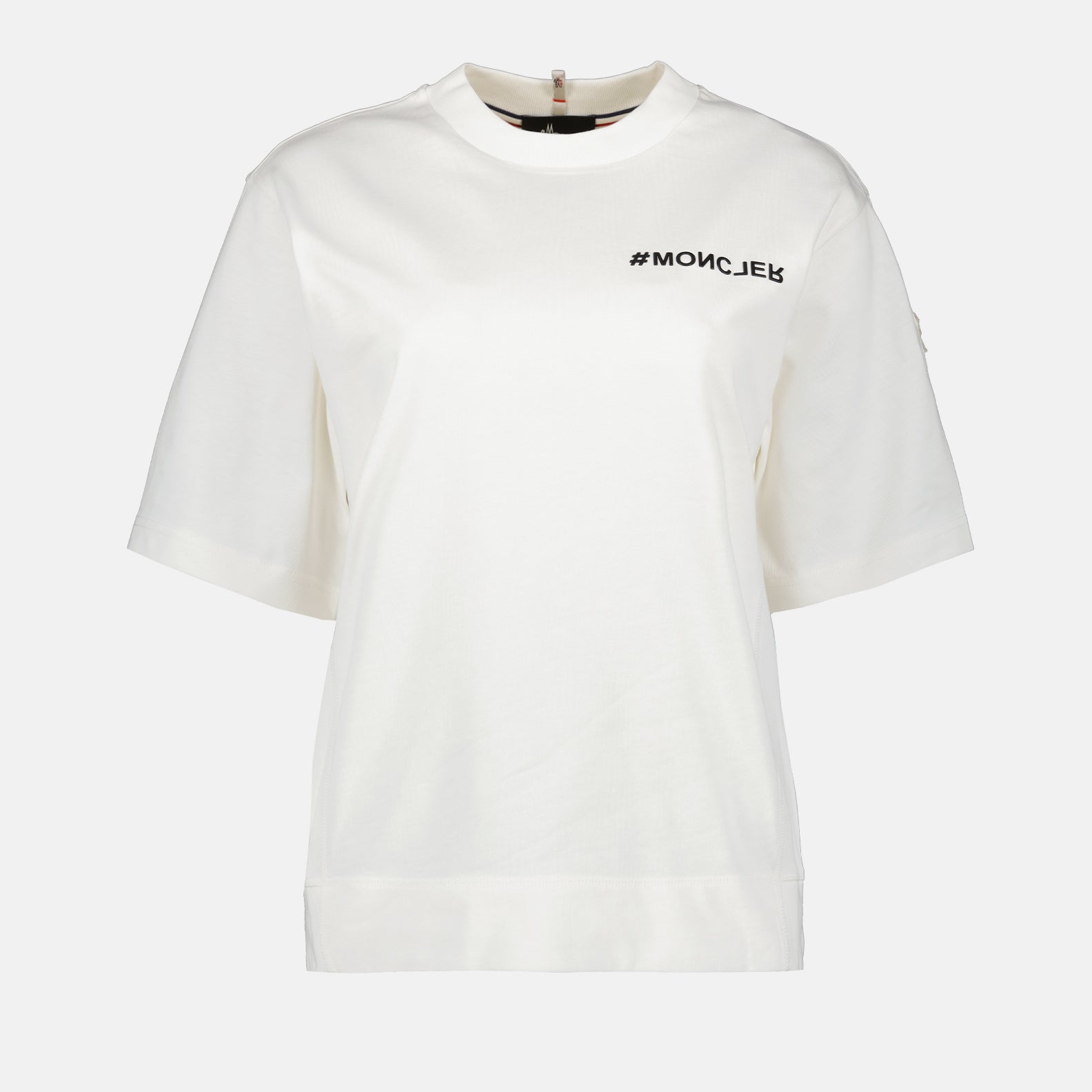 T-shirts T-shirt à logo Moncler Grenoble Blanc Femme
