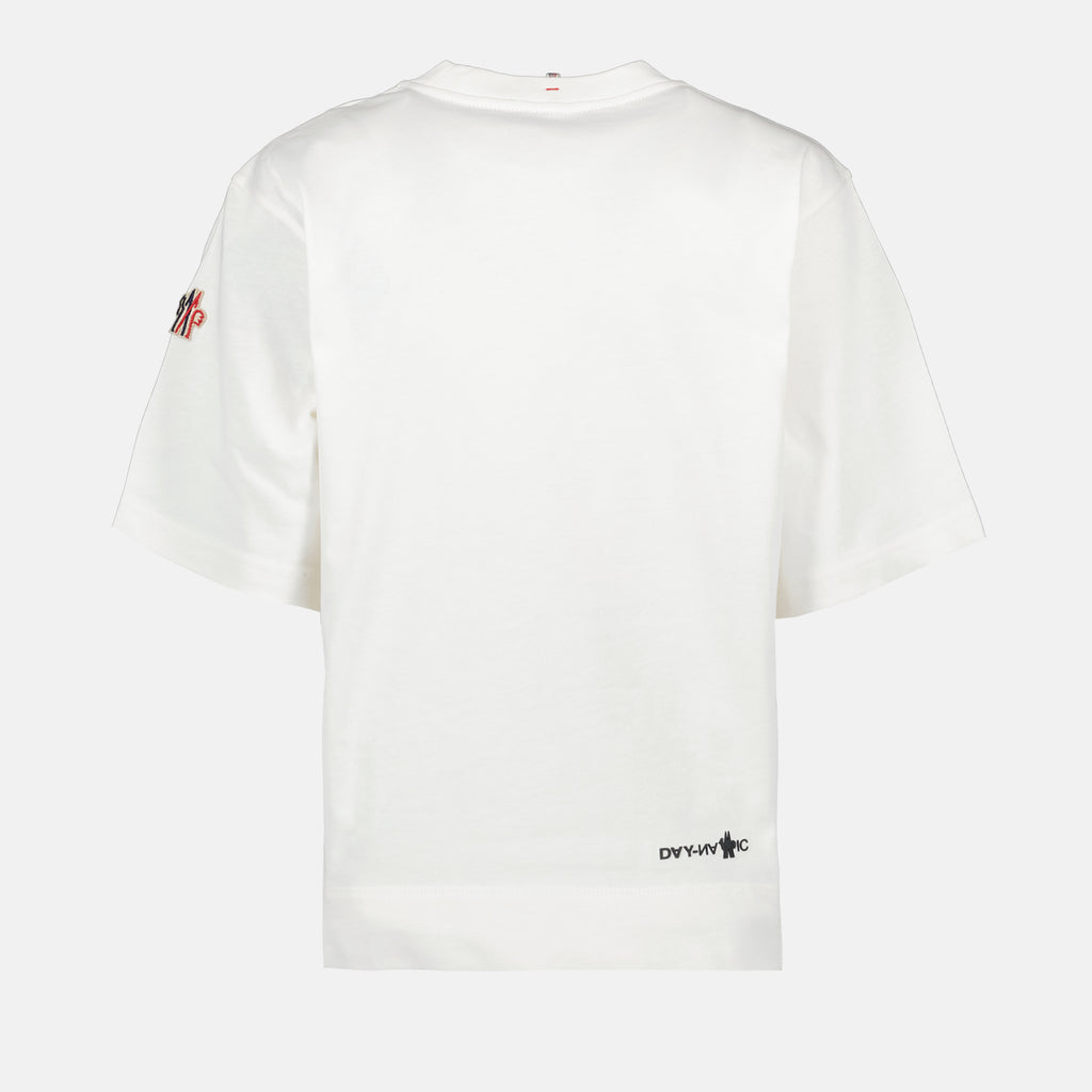 T-shirts T-shirt à logo Moncler Grenoble Blanc Femme