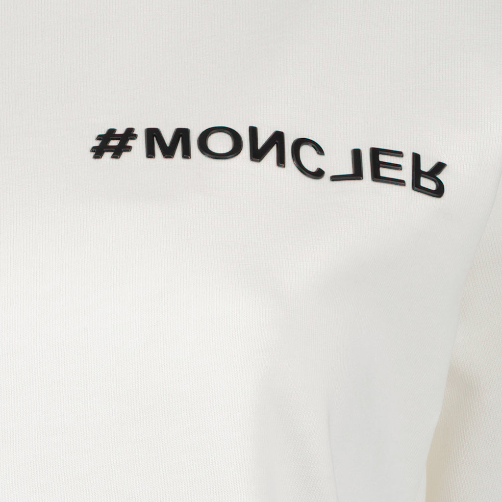 T-shirts T-shirt à logo Moncler Grenoble Blanc Femme