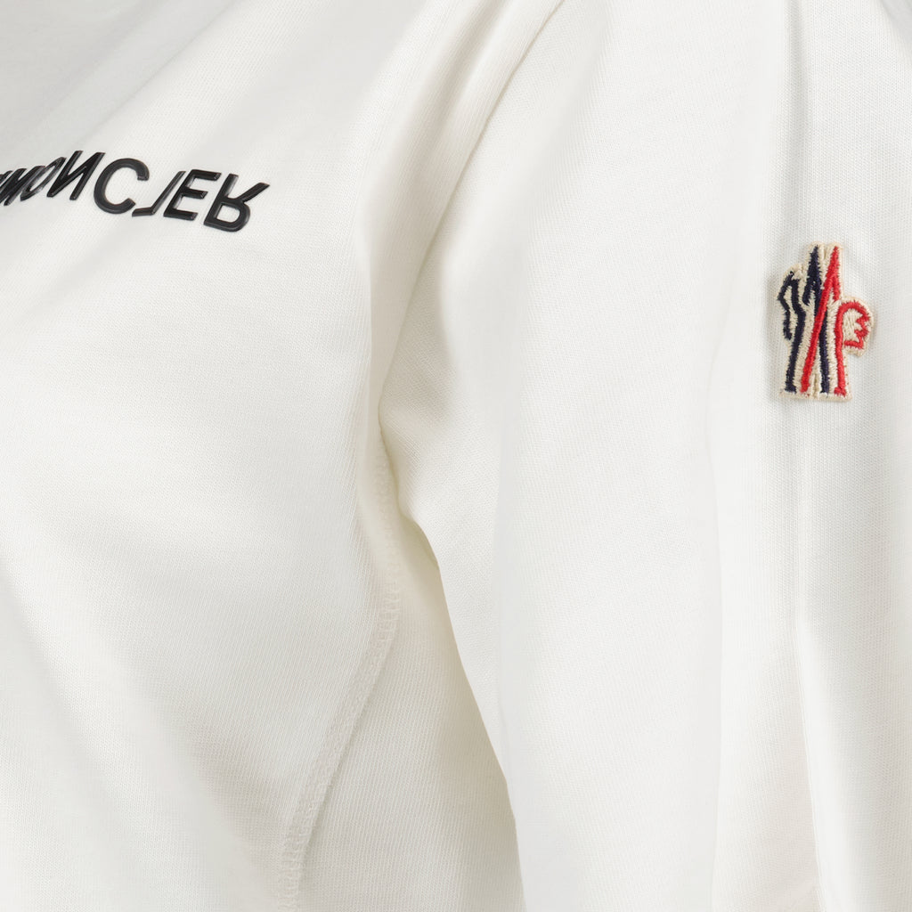 T-shirts T-shirt à logo Moncler Grenoble Blanc Femme