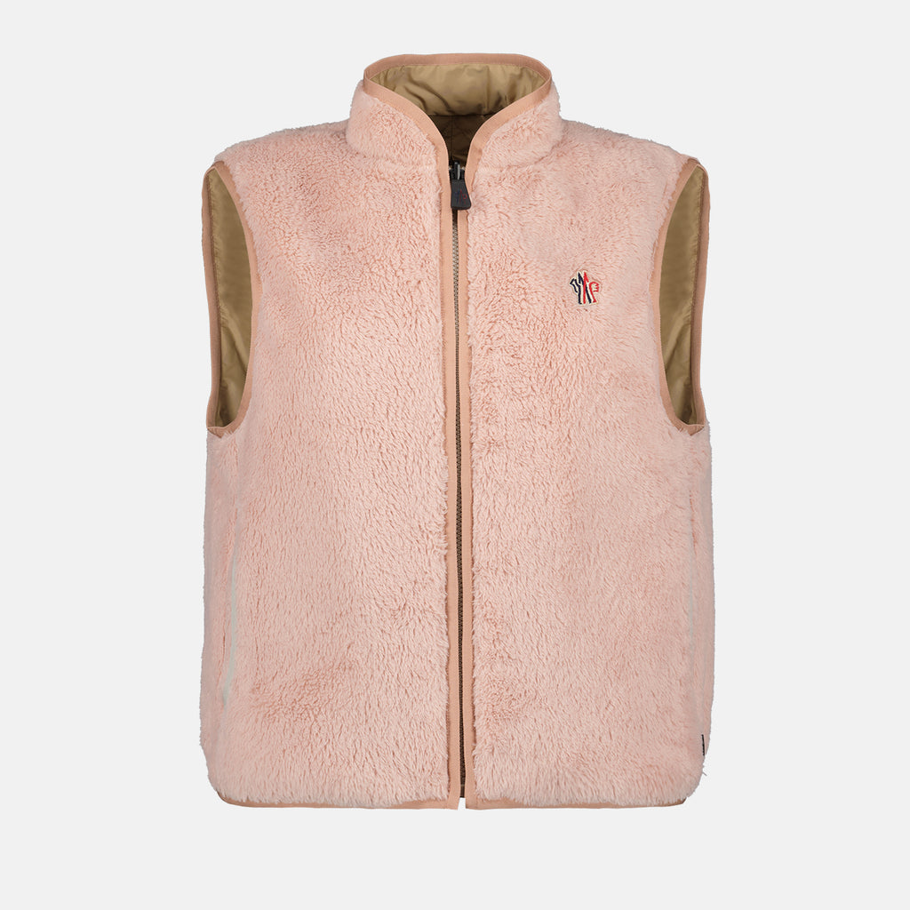 Vestes Veste réversible sans manches Moncler Grenoble Rose Femme