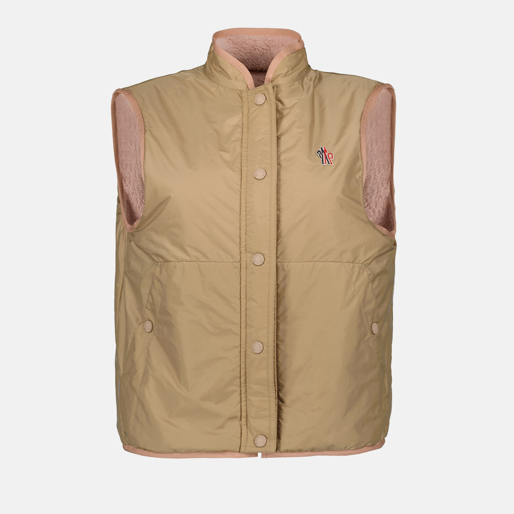 Vestes Veste réversible sans manches Moncler Grenoble Rose Femme
