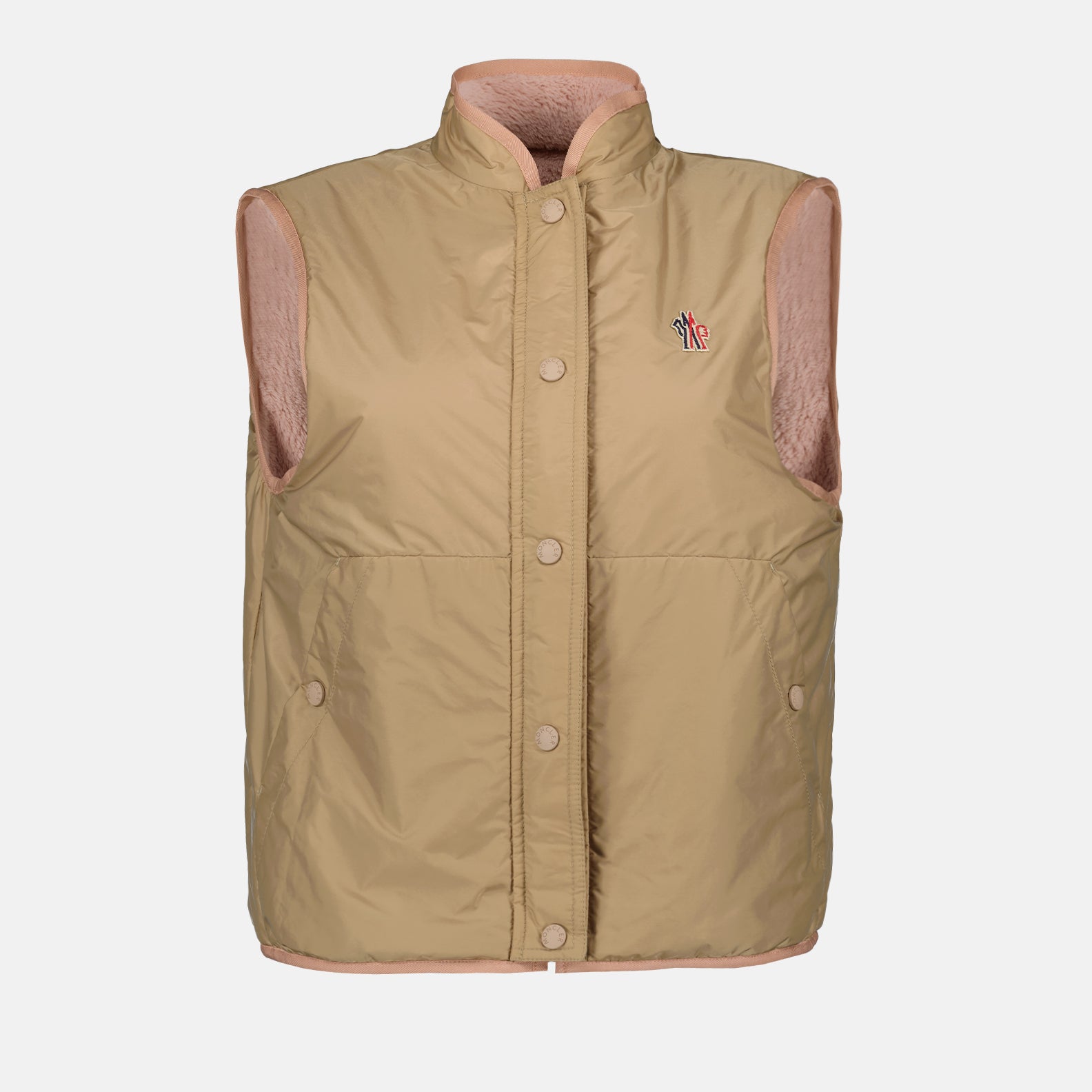 Vestes Veste réversible sans manches Moncler Grenoble Rose Femme