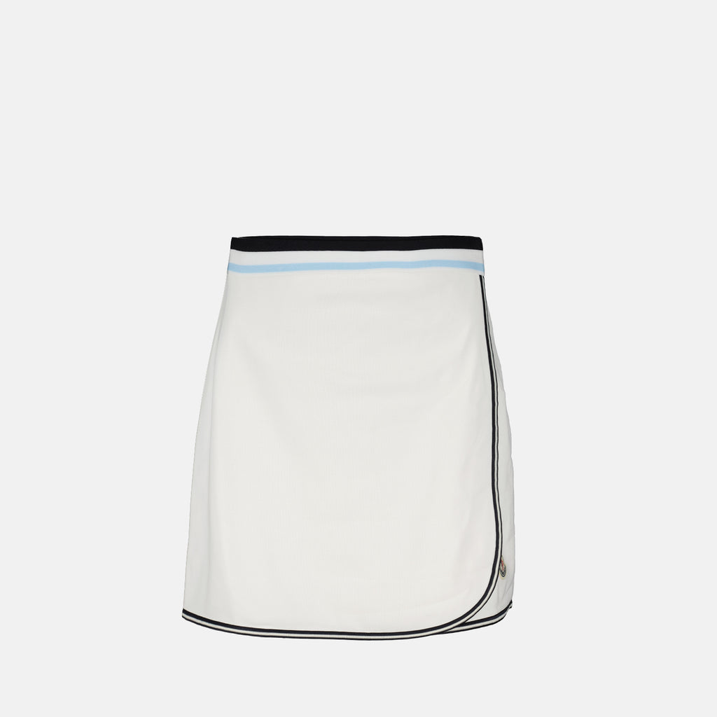 Jupes Jupe en coton Moncler Blanc Femme