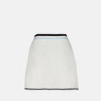 Jupes Jupe en coton Moncler Blanc Femme