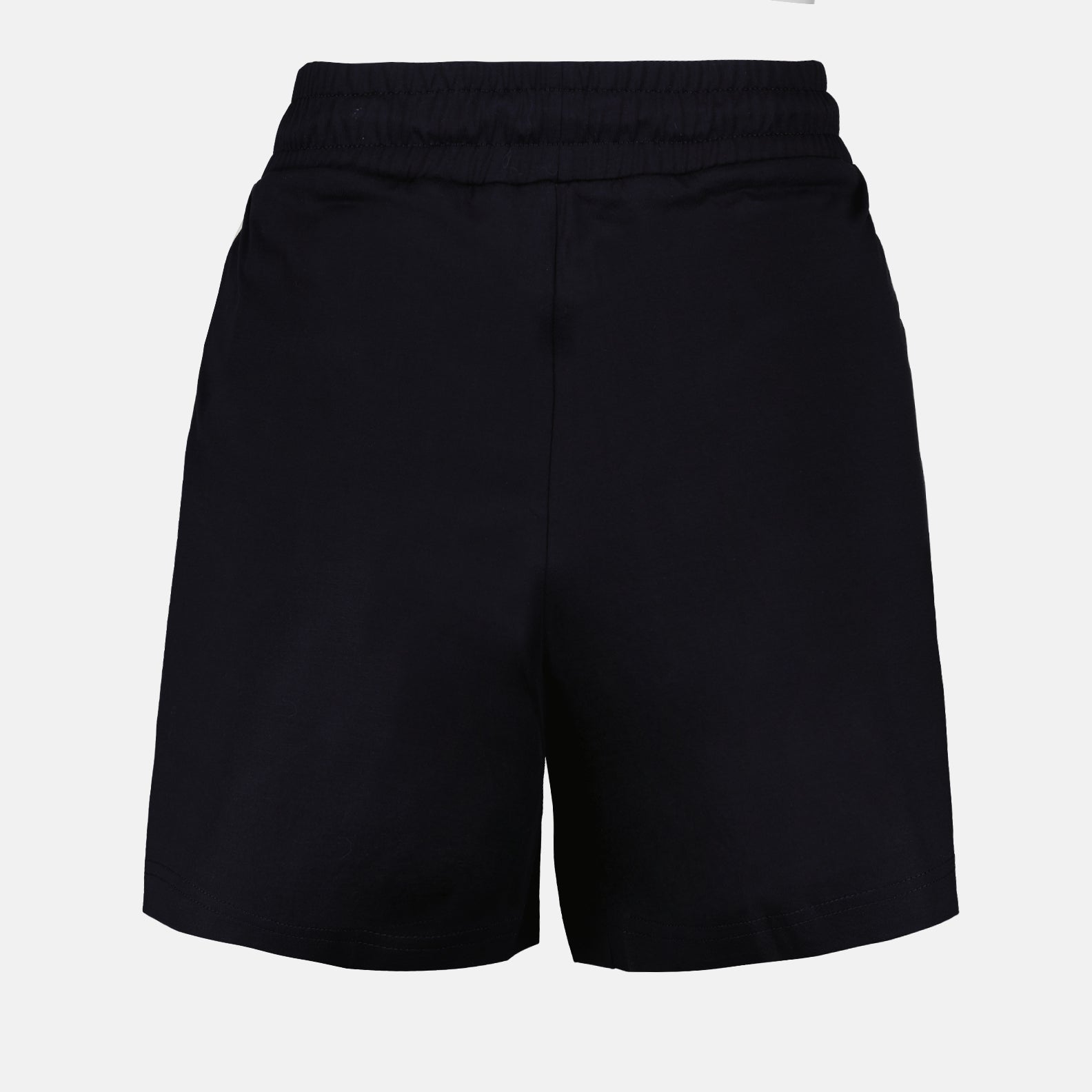 Shorts Short en coton Moncler Bleu foncé Femme