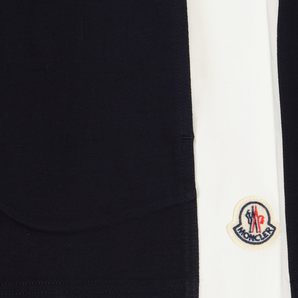 Shorts Short en coton Moncler Bleu foncé Femme