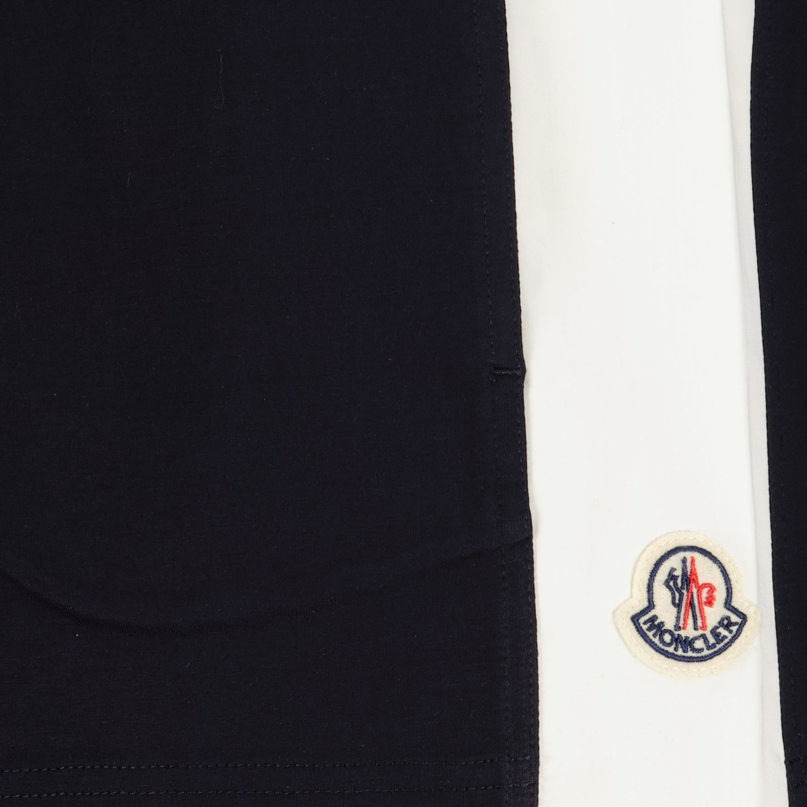 Shorts Short en coton Moncler Bleu foncé Femme