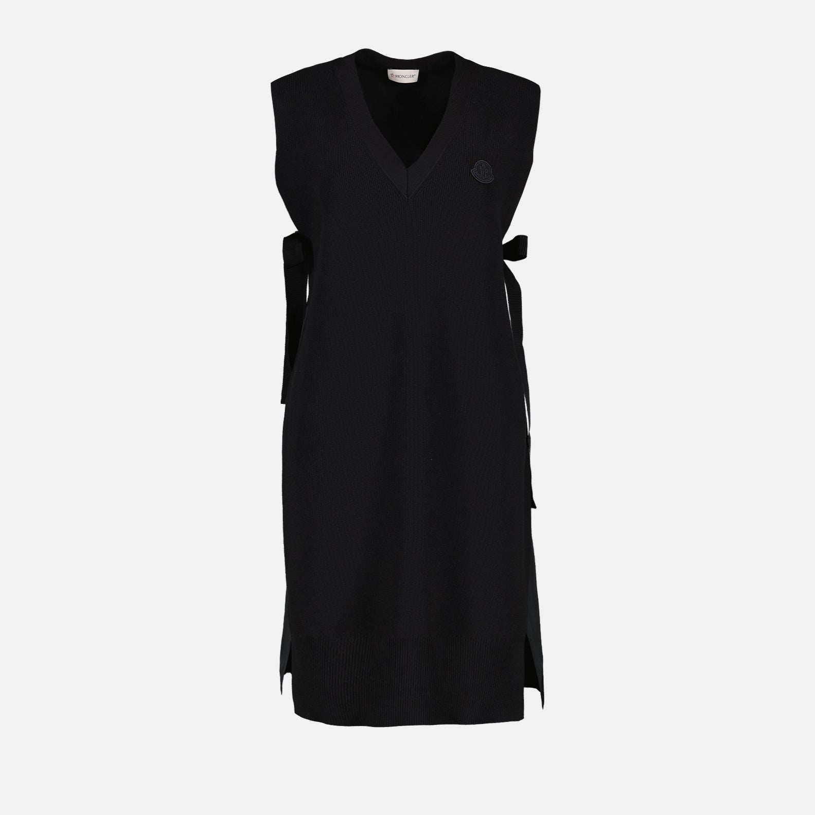 Kleider Robe mi-longue Moncler Schwarz Femme