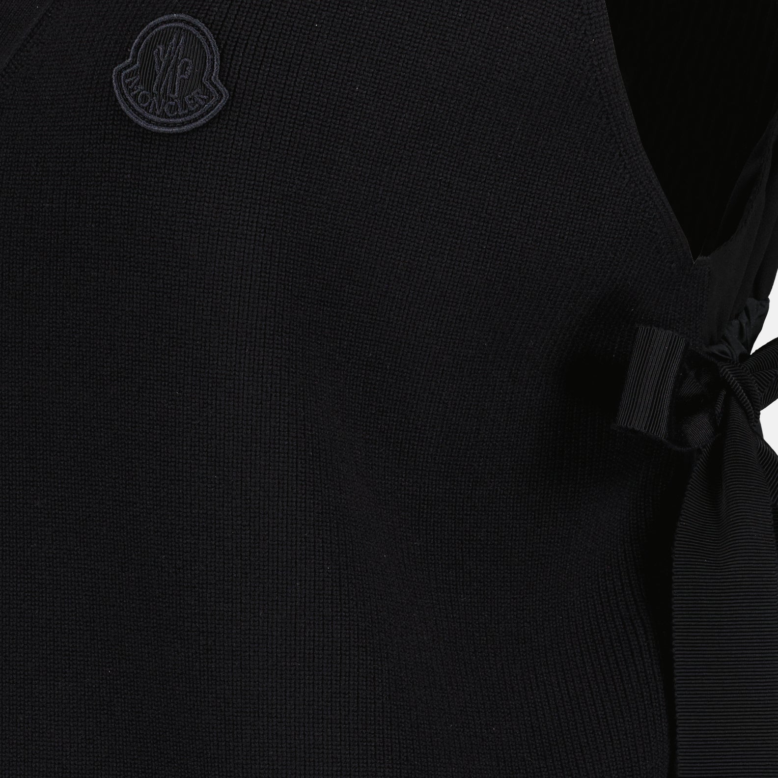 Kleider Robe mi-longue Moncler Schwarz Femme