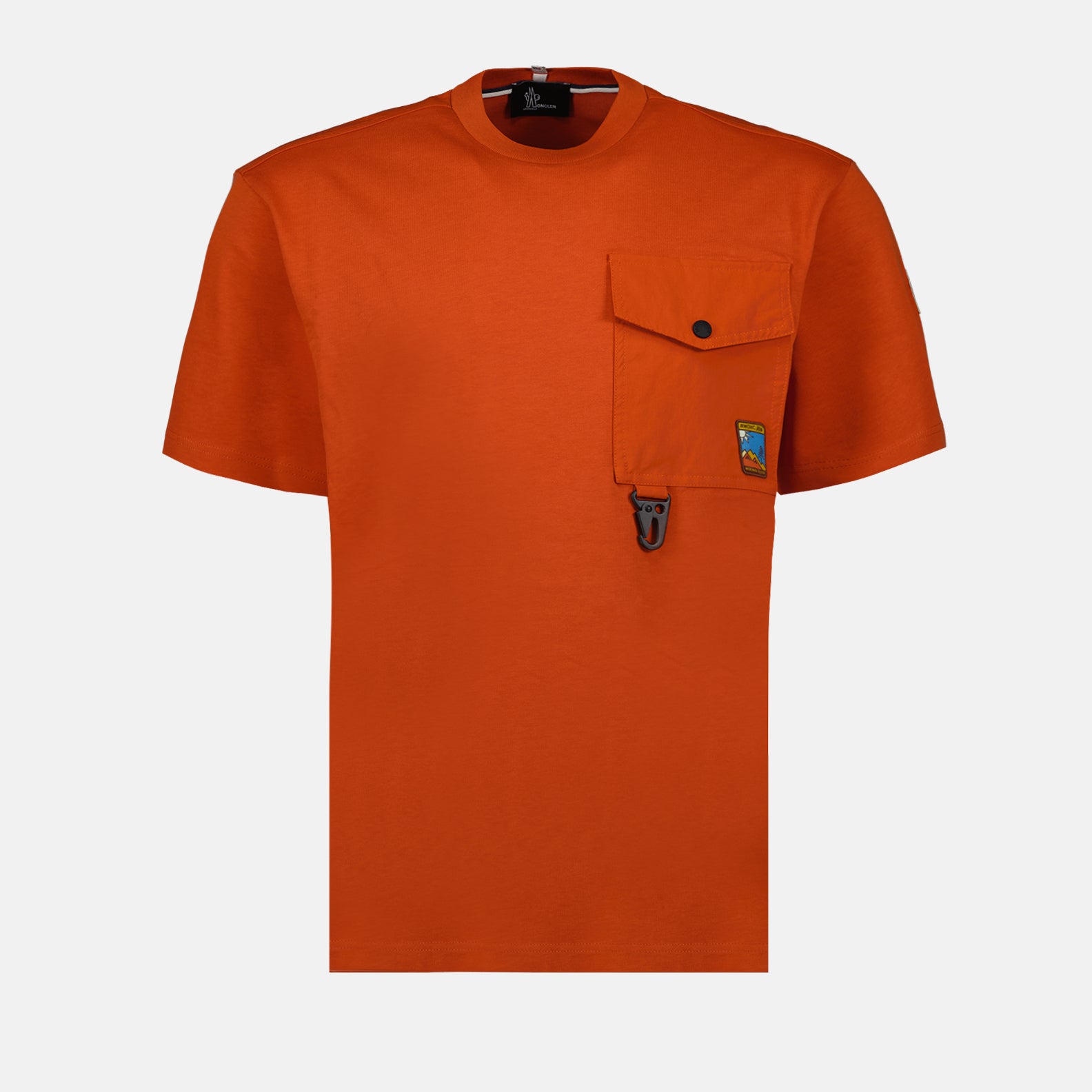 T-shirts T-shirt à poche Moncler Grenoble Orange Homme