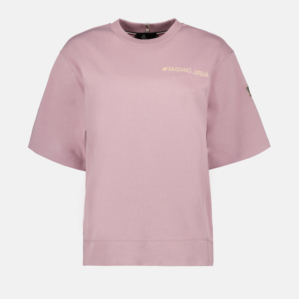 T-shirts T-shirt à logo Moncler Grenoble Rose Femme